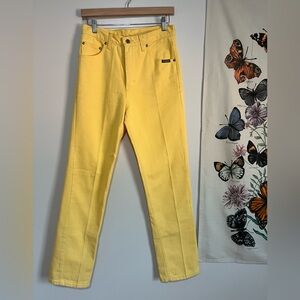 Roughrider yellow jeans
